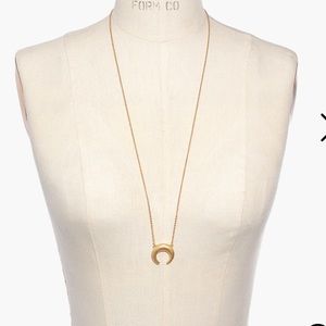 Madewell Gold Crescent Necklace